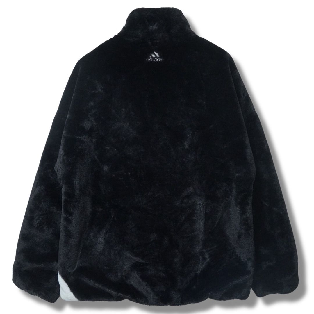 アディダス adidas シャギーファー フリースジャケット XL 相当 表記 D