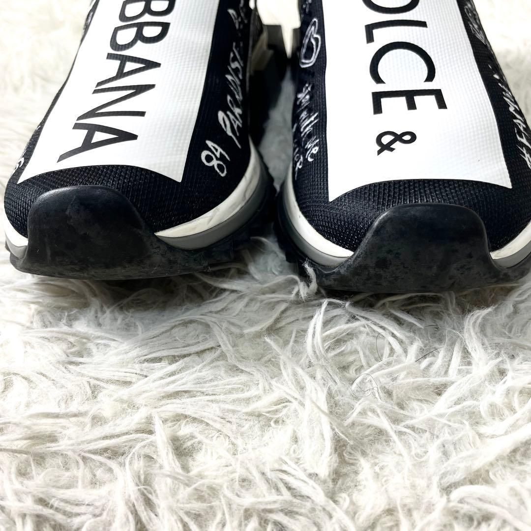 ドルチェ-ガッバーナ スニーカー メンズ ブラック ホワイト スリッポン