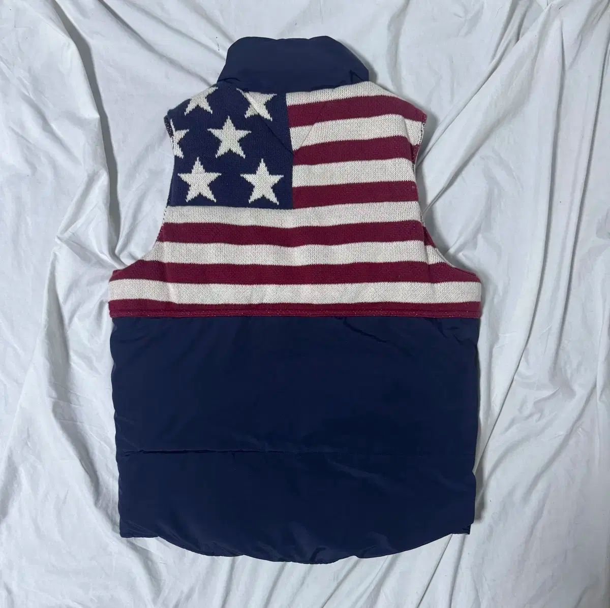 トミーヒルフィガー 星条旗 リバーシブル ダウン ベスト