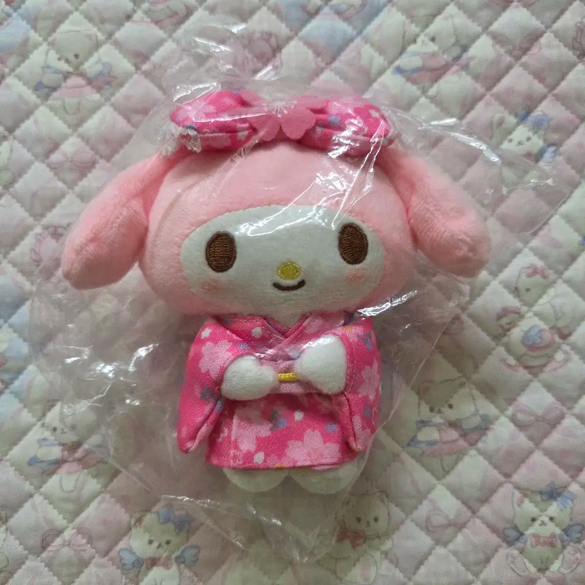 マイメロディ ぬいぐるみ 着物 : 桜着物 和風 ぬいぐるみ（着物