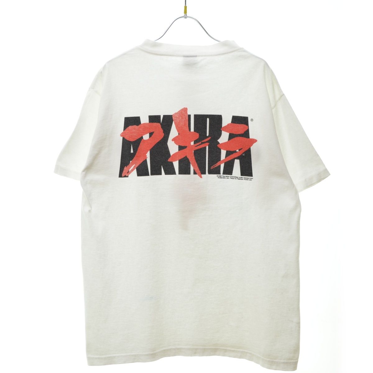 AKIRA】80s～ FASHION VICTIM ボディ 金田バイク 両面プリント 半袖T