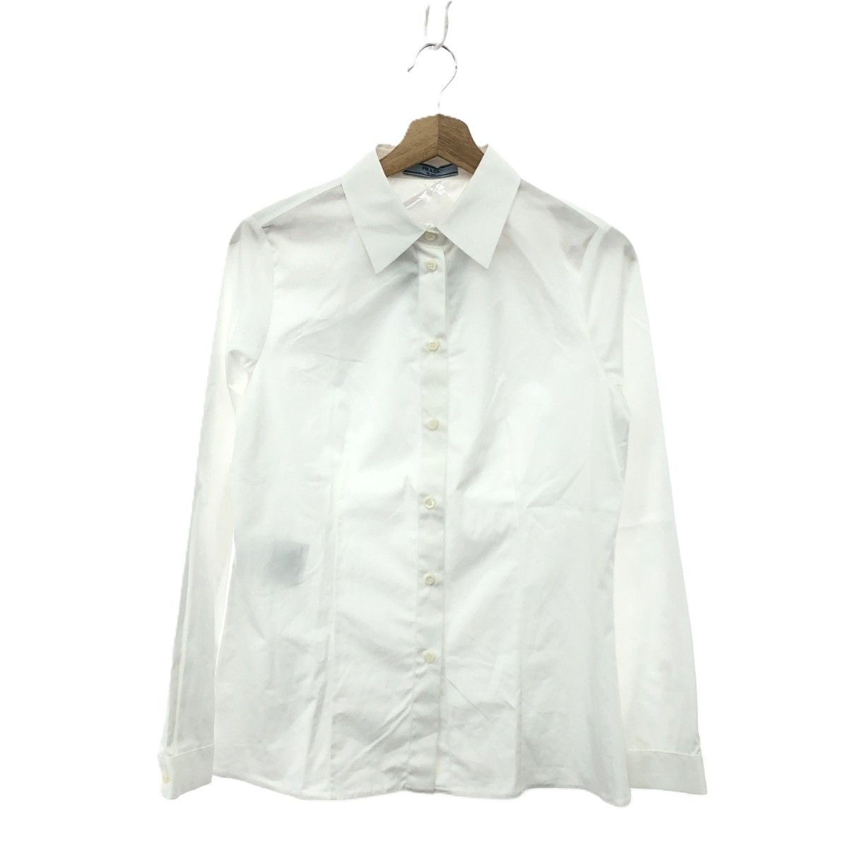 PRADA プラダ 長袖シャツ 42 20年 ホワイト レディース / 243001002879