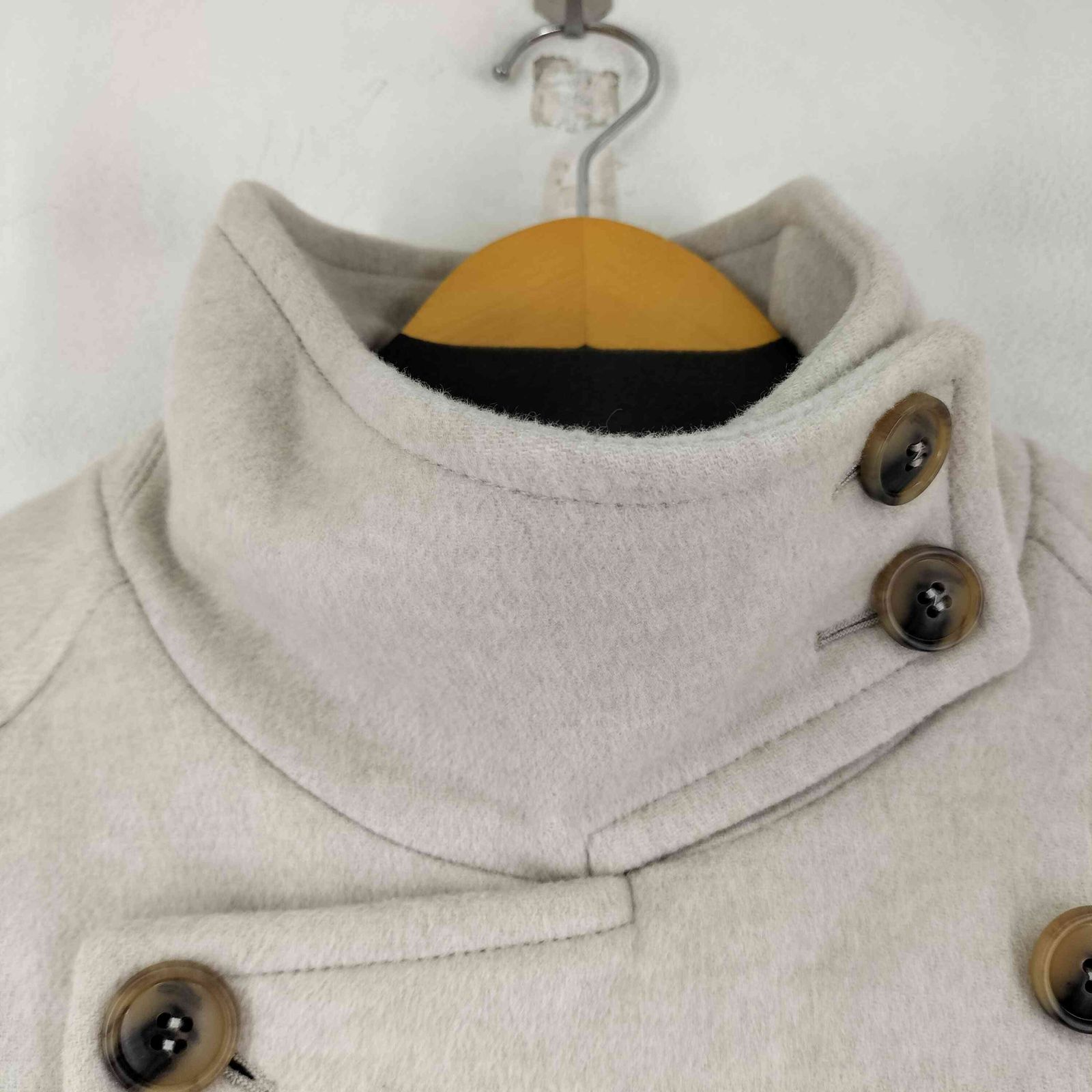 シンプリシテェ SIMPLICITE Wビーバーコクーンスタンドカラーコート