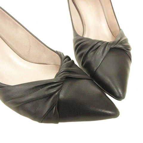 銀座カネマツ パンプス 23 七五三 GINZA Kanematsu - 銀座かねまつ パンプス ヒール ラメ 青 ブルー系