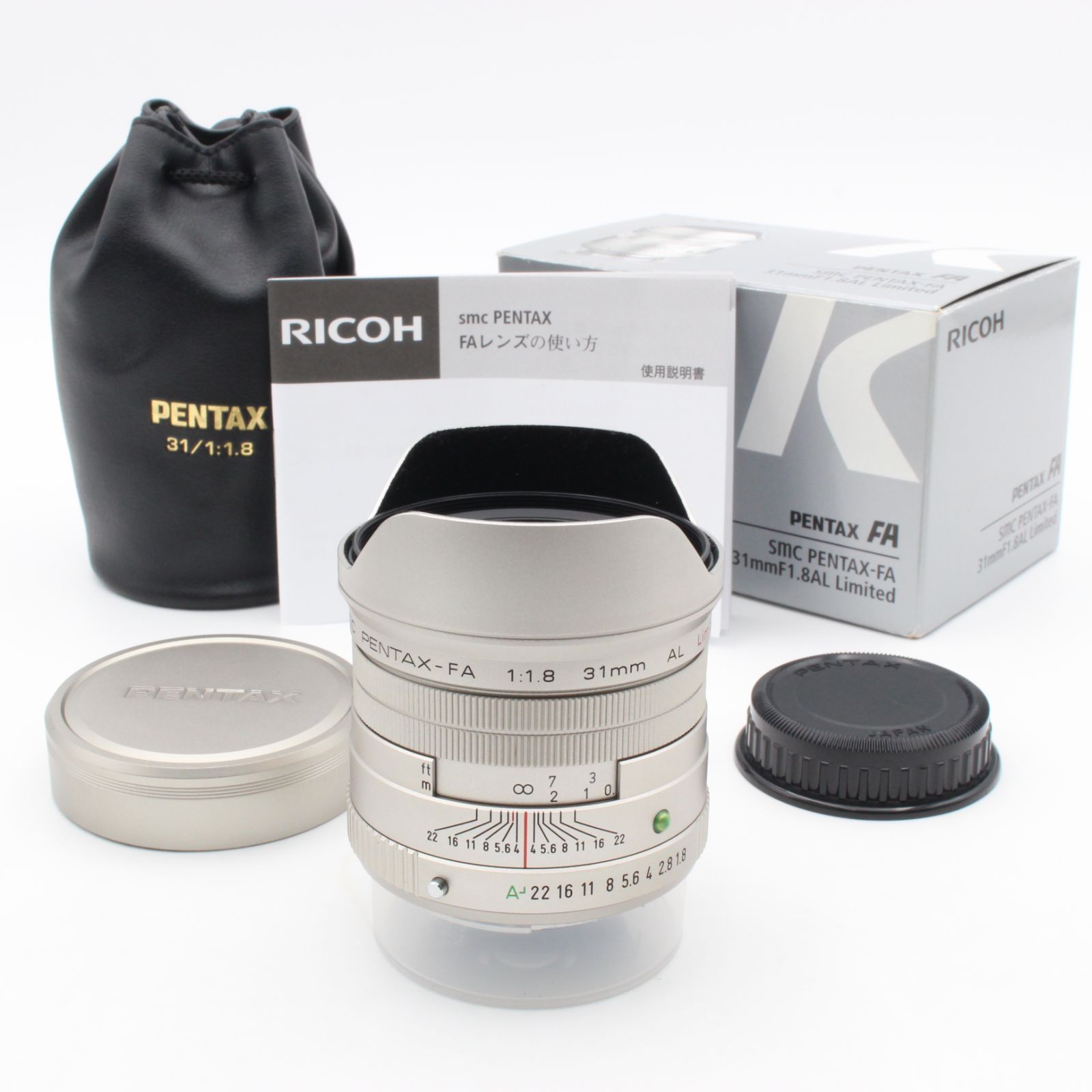PENTAX smc PENTAX-FA 31mm f1.8 AL Limited pentax ペンタックス 元箱 付き 91009