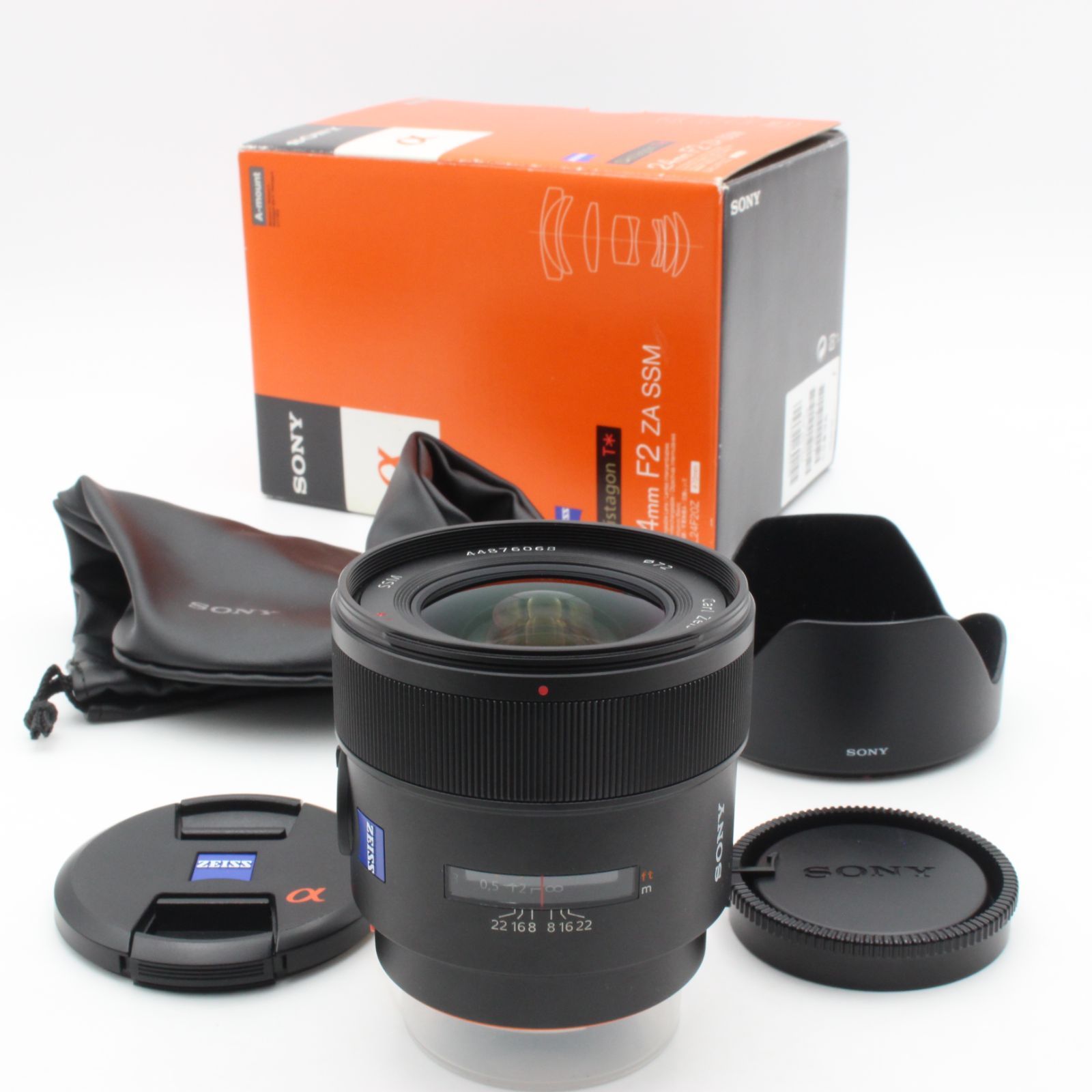 SONY ソニー Cari Zeiss Distagon 24mm f2 ZA T SSM SAL24F20Z Aマウント sony 元箱 付き 91004
