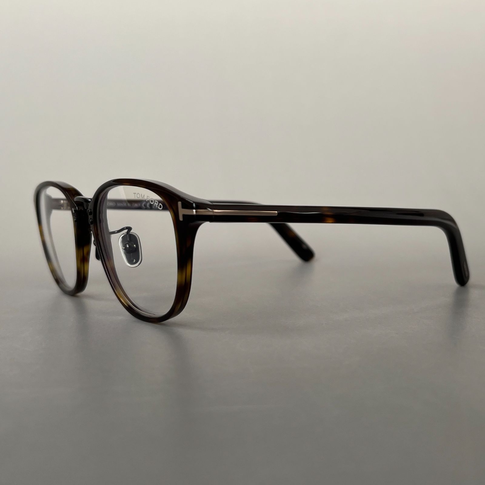 トムフォード メガネ アジアンフィット ボストン ブラウン べっこう柄 シンプル トムフォード メガネ TOM FORD アジアンフィット ボストン ブラウン