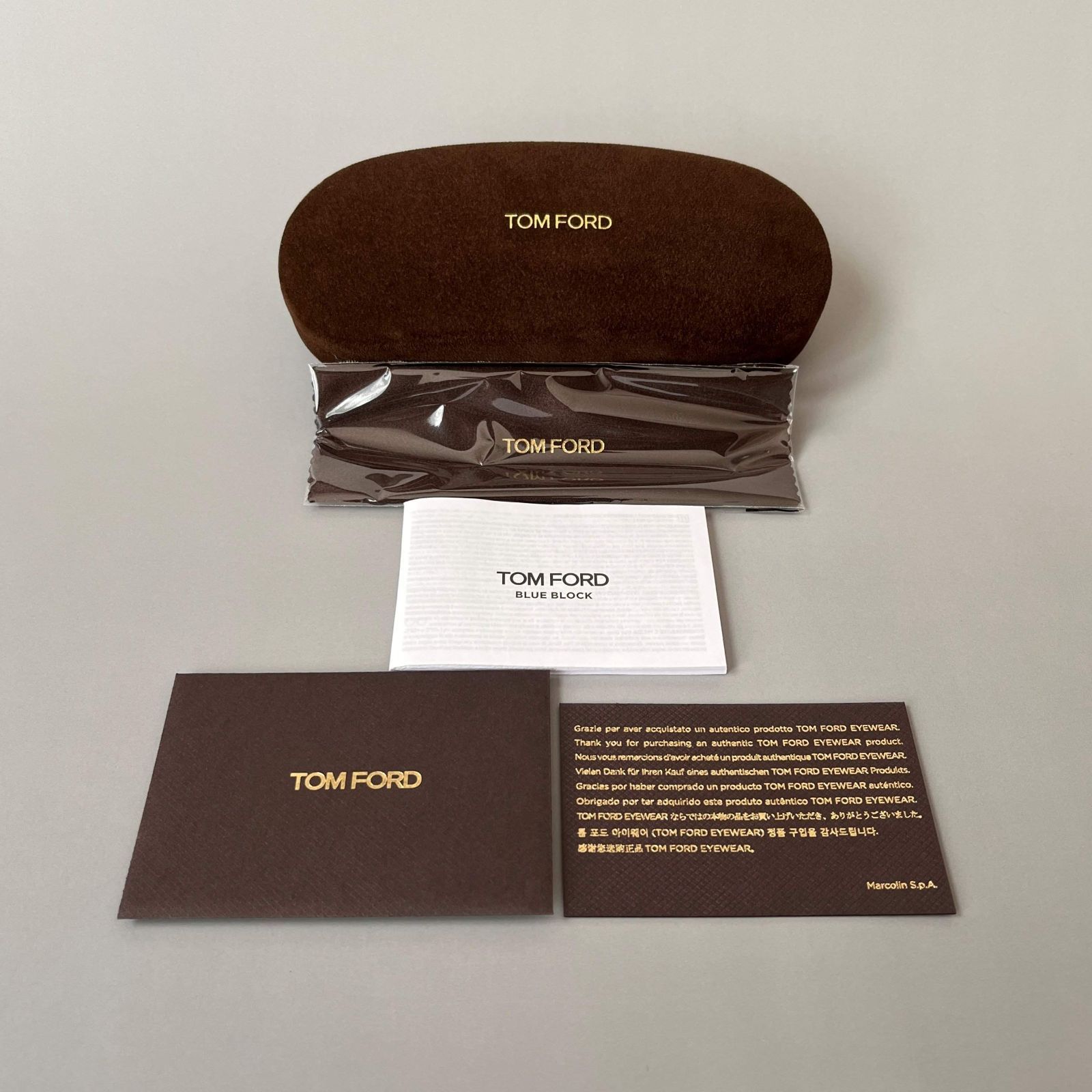 トムフォード メガネ TOM FORD アジアンフィット ボストン ブラウン