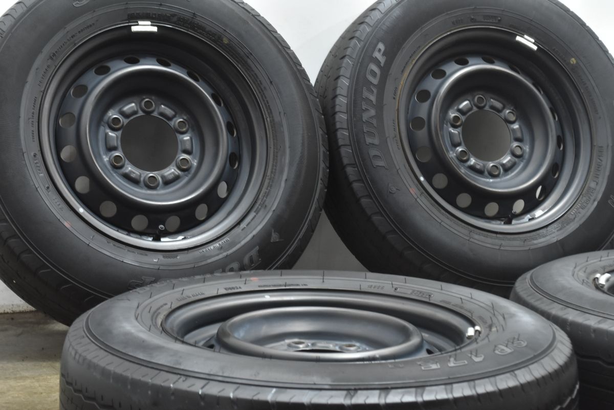 交換用に トヨタ 200 ハイエース 15 in 6 J 35 PCD 139 7 ダンロップ SP 175 N 195 80 R LT レジアスエース 流用 ノーマル戻し
