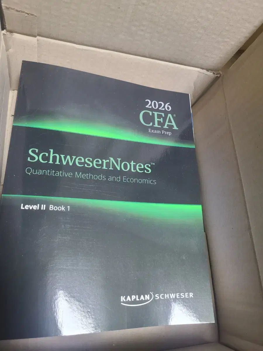 CFA Level 2 2026 シュウエイツァー シュー ノート