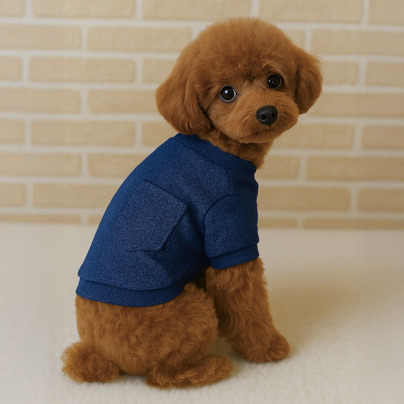 ハンドメイド1点限り 犬服ハンドメイド ペット服 トレーナー ダックス