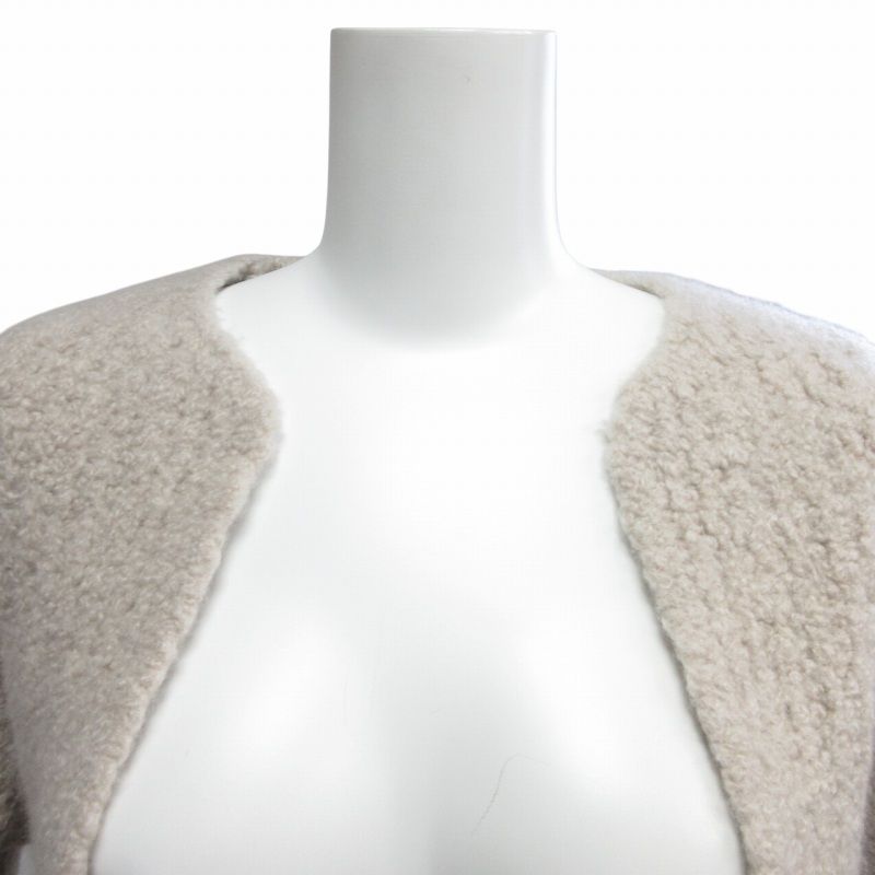 【中古】フォクシー Knit Bolero Teddy 2020年 41766 カシミヤシルク ボレロ カーディガン 白 ホワイト F IBO70 フォクシー FOXEY Knit Bolero Teddy 2020年 41766 カシミヤシルク