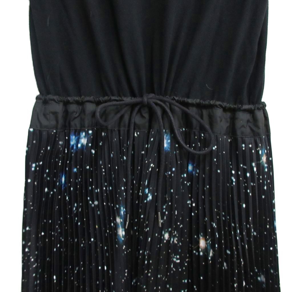 サカイ sacai 20AW ギャラクシープリントプリーツドッキングワンピース