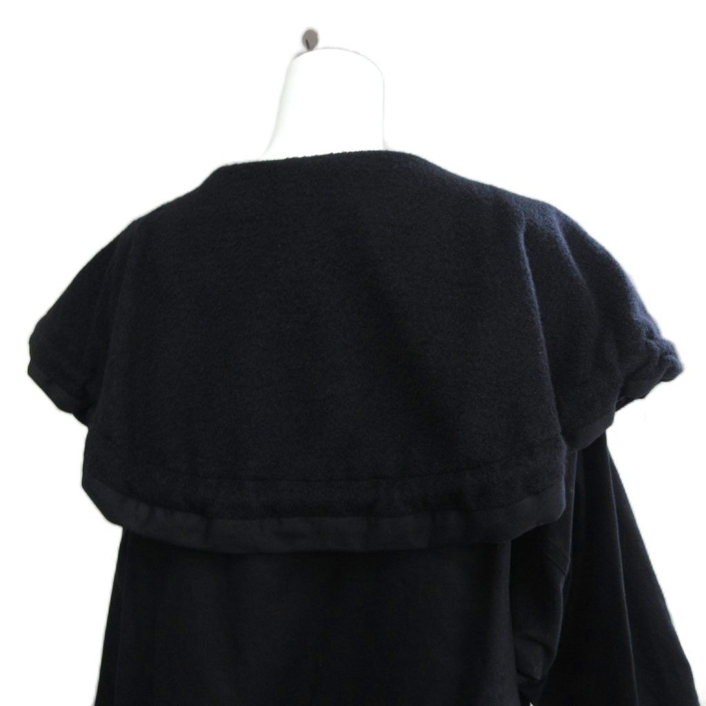 新品 ヨウジヤマモト ファム FEMME ビッグ襟変形ウールジャケットコート Yohji Yamamoto FEMME (ヨウジヤマモトファム) 古着通販