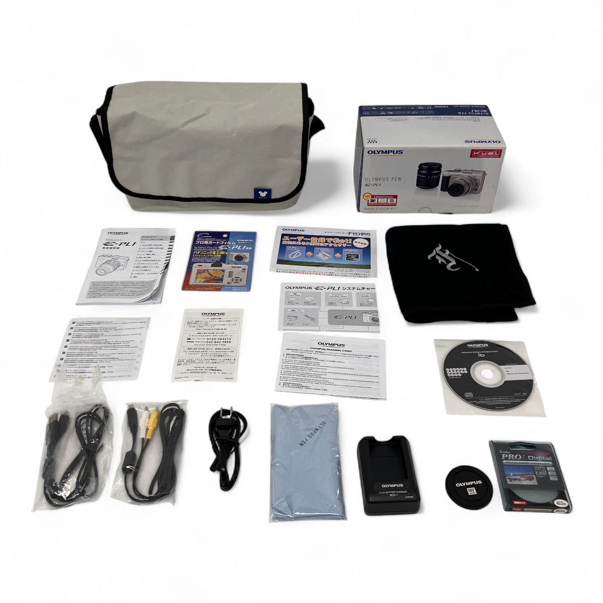 OLYMPUS E-PL1 14-42mm 40-150mm ダブルズームキット オリンパス ミラーレス 一眼 カメラ Z10336960