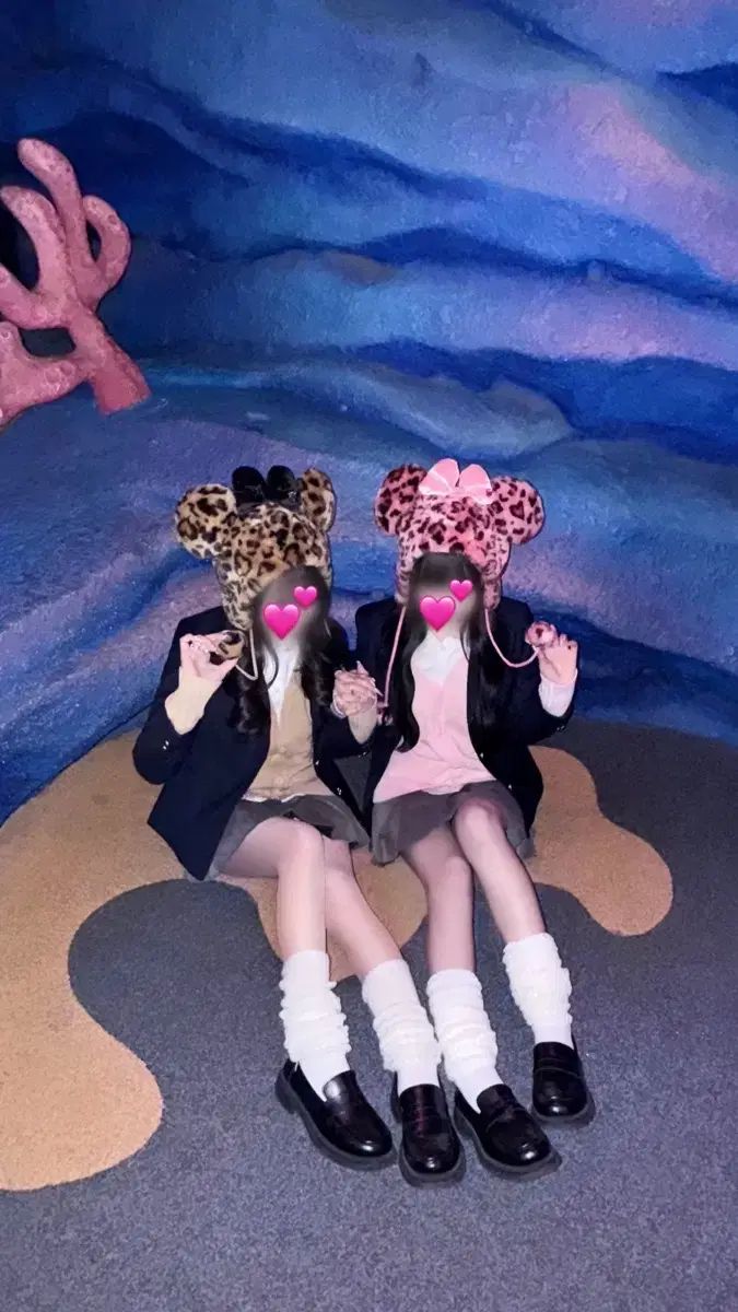 ディズニーランド ヒョウ柄 ファー 帽子 jk 日本女子スタイル 量産型 ヴィンテージ リズリサ ギャル レオパード