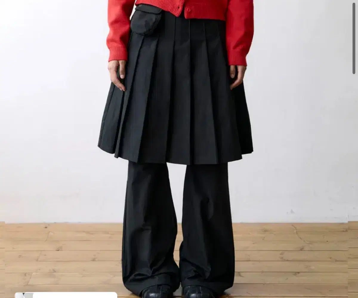 THECOLDESTMOMENT スカート レイヤード パンツ ブラック 1サイズ