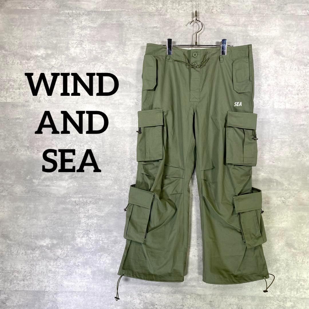 WIND AND SEA ウィンダンシー S リップストップカーゴパンツ