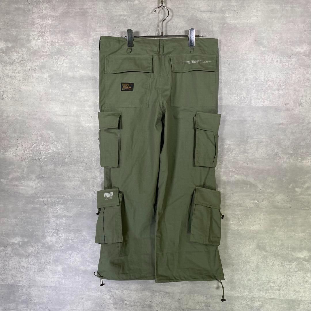 WIND AND SEA ウィンダンシー S リップストップカーゴパンツ