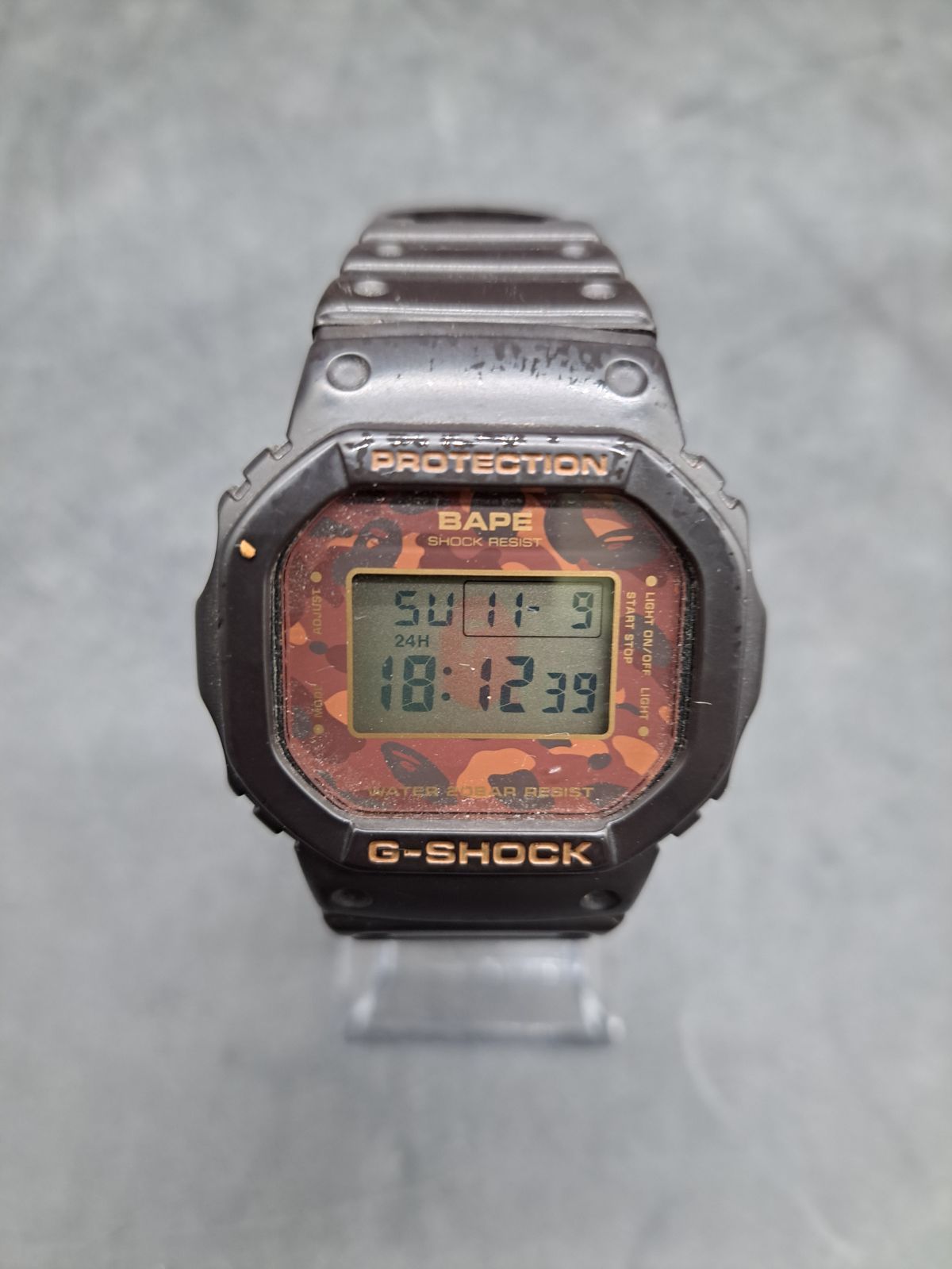 メ130 CASIO G-SHOCK × A BATHING APE DW-5600VT