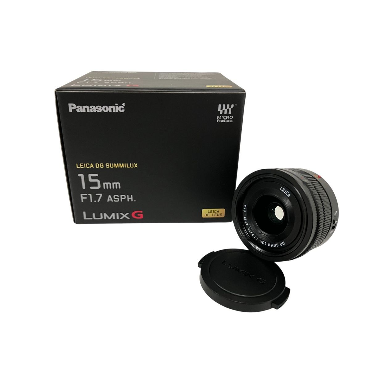 Panasonic H-X015 LEICA LUMIX DG SUMMILUX 15mm F1.7 ASPH. 単焦点 カメラ レンズ パナソニック B10603541