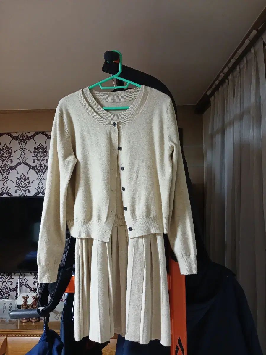 ニットワンピース ニットカーディガン セット 90 s