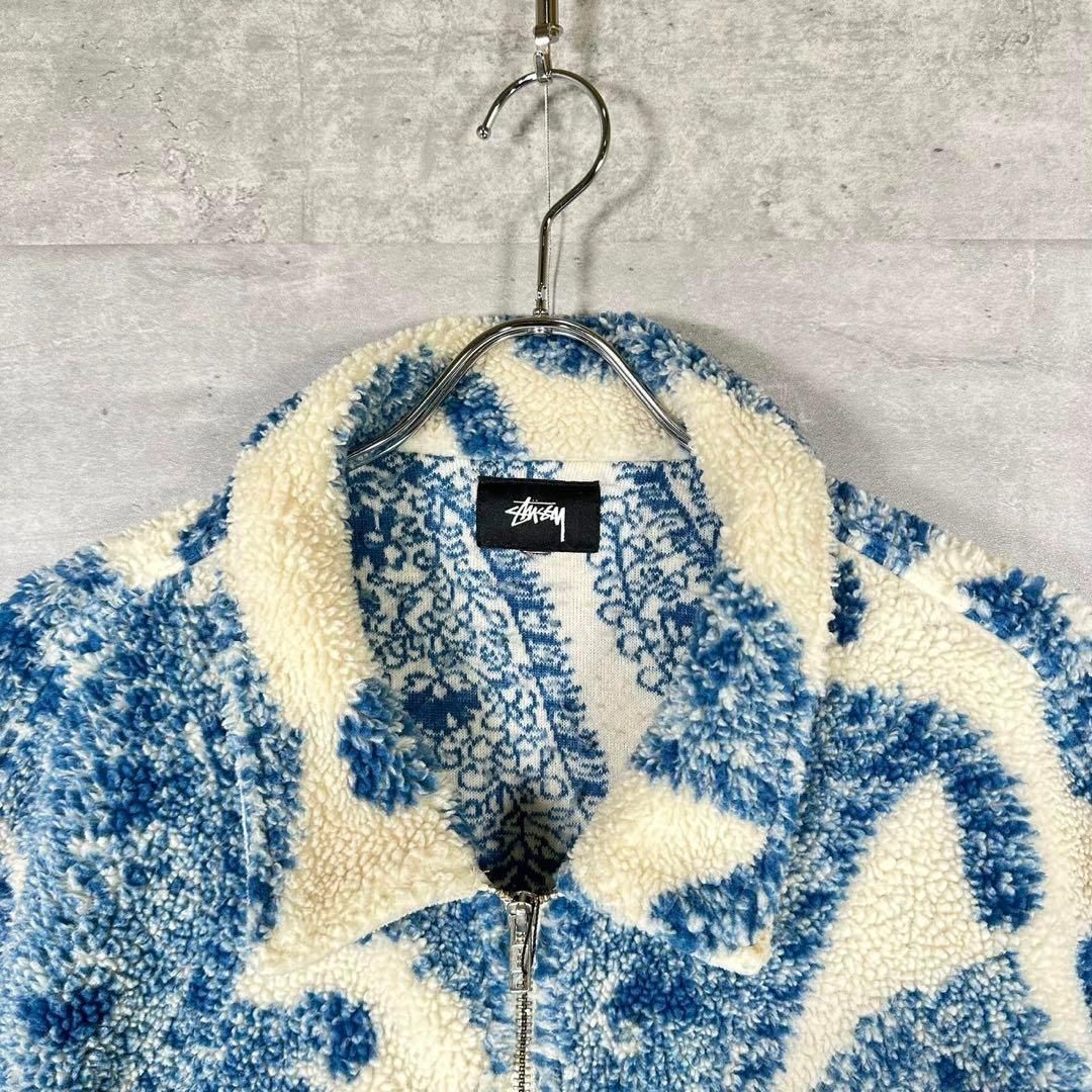STUSSY』ステューシー (XL) ビックペイズリー柄ジャケット - メルカリ