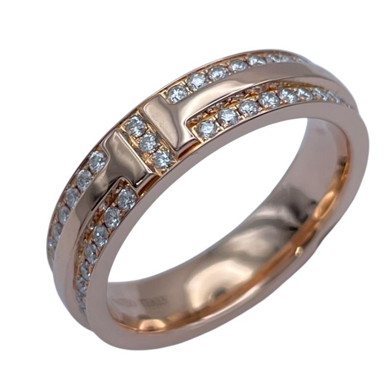 ティファニー TIFFANY＆CO Tナローリング ピンクゴールド Au 750 ジュエリー