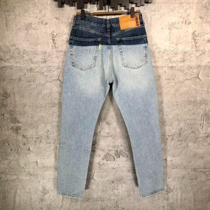 VETEMENTS』ヴェトモン(S) 再構築 デニムパンツ / ジーンズ - メルカリ