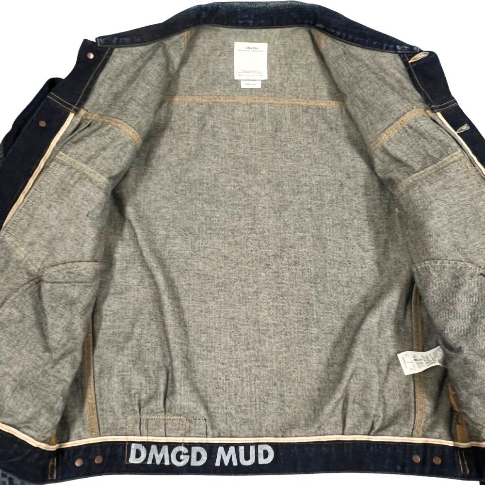 VISVIM ビズビム 品番 0124105006004 SS 101XX JKT DMGD MUD OD 加工 G