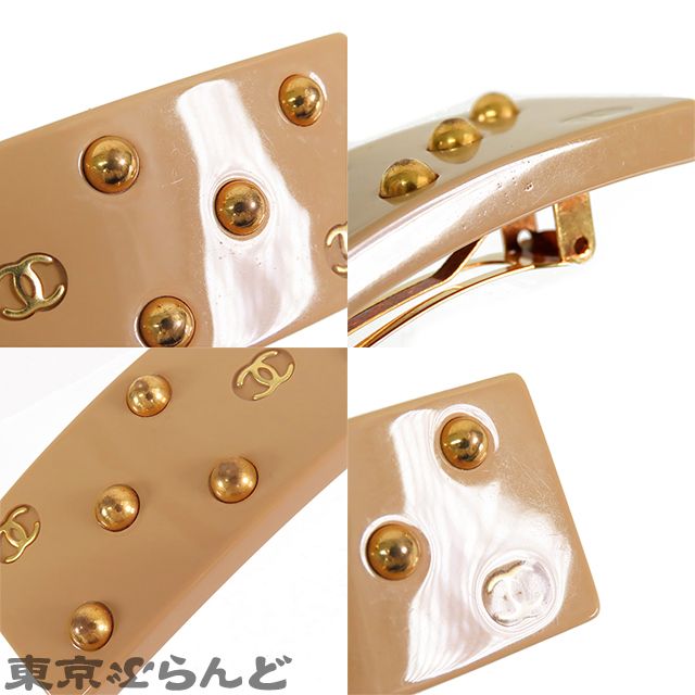 バレッタ ベージュ