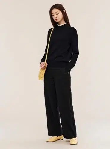 ビーンポール レディース セミ ワイド 起毛 パンツ