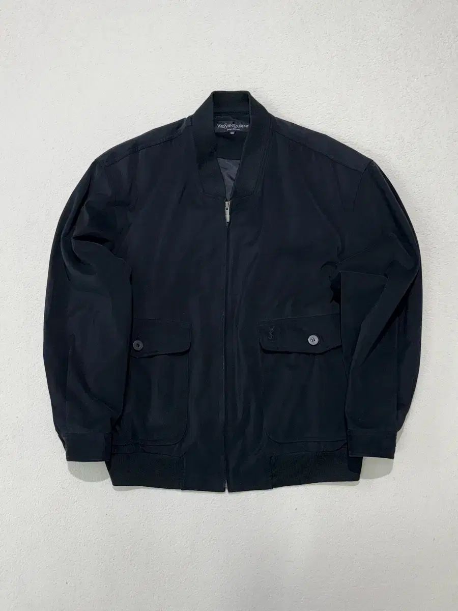 イヴ サンローラン スウェード ブルゾン ジャケット 105
