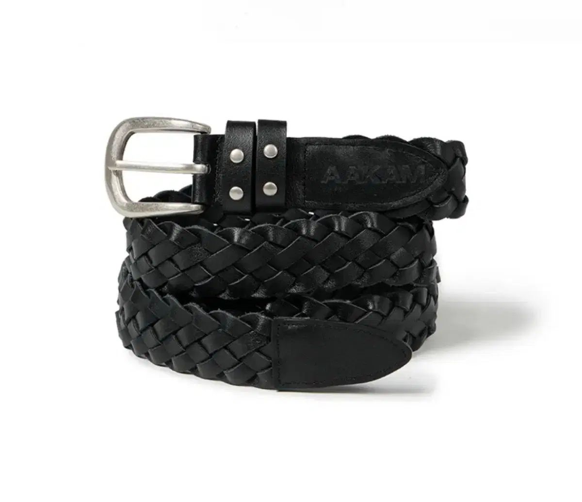 アッカム 30 mm ブレイデッド ウエスタンレザーベルト