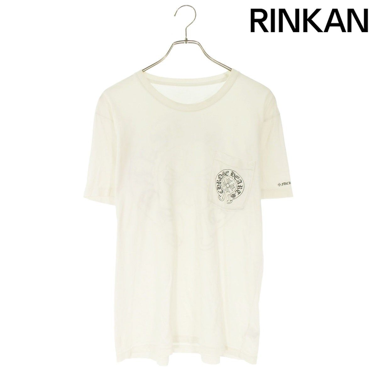 クロムハーツ CH T-SHRT バックホースシュープリントTシャツ メンズ M