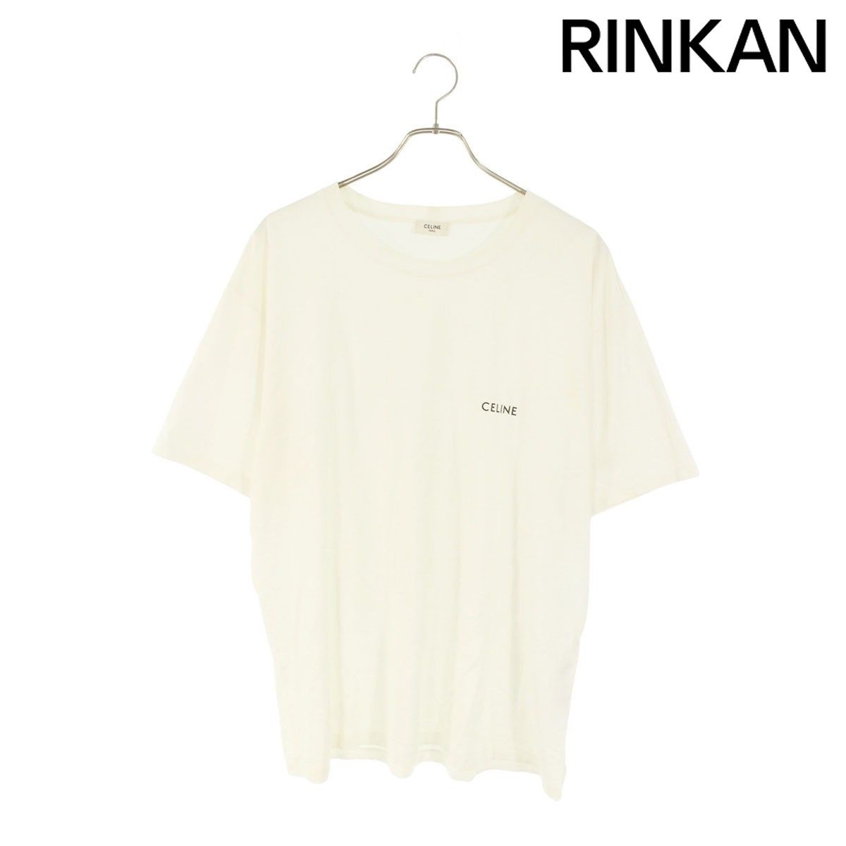 セリーヌ 2X43C671Q ルーズフィットミニロゴTシャツ メンズ L