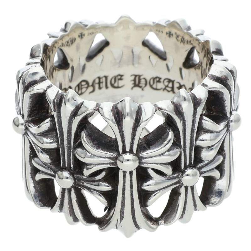 クロムハーツ セメタリークロス シルバーリング メンズ 28 5号