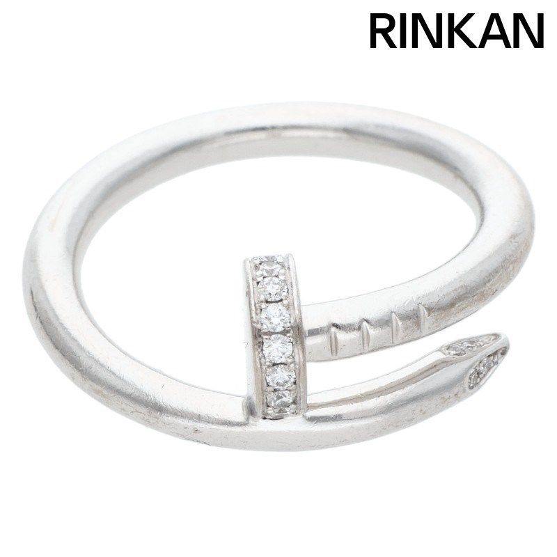 カルティエ JUSTE UN CLOU RING ジュストアンクル K18WGダイヤリング メンズ 58 18号