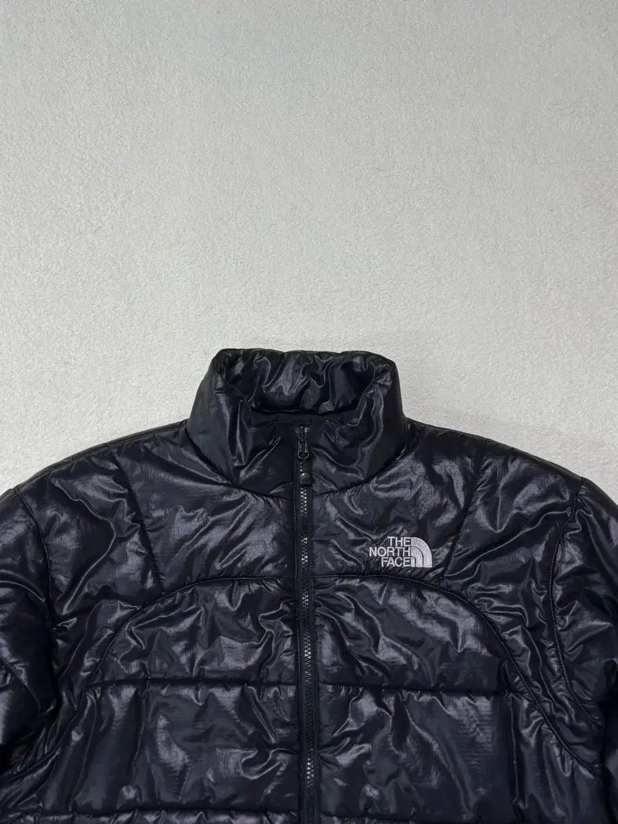 THE NORTH FACE ザノースフェイス 光沢 ブラック 軽量 ダウン 100 サイズ