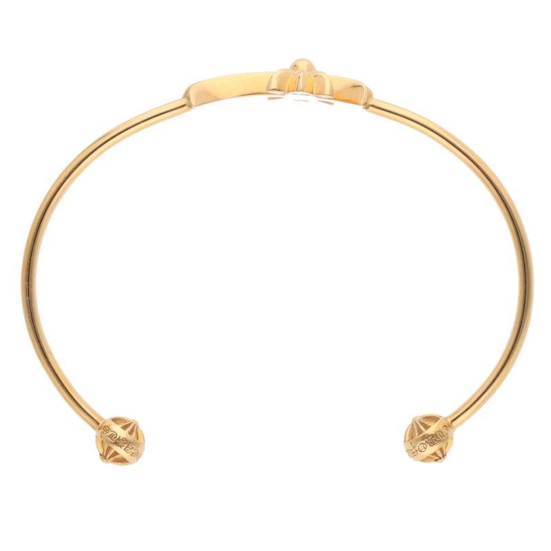 クロムハーツ 22kSKNY BNGL TNY CH CRS/スキニーバングルタイニーCH