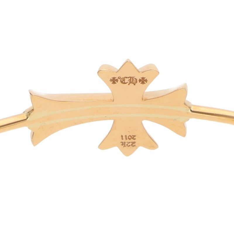 クロムハーツ 22kSKNY BNGL TNY CH CRS/スキニーバングルタイニーCH