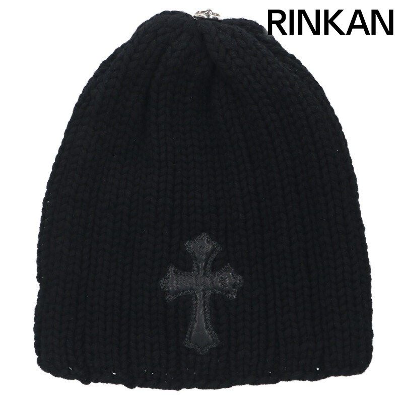 クロムハーツ クロスパッチカシミアニットキャップビーニー メンズ ONE SIZE
