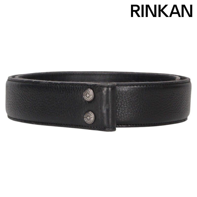 クロムハーツ（原本無） 1.5 STRAP スクロール レーベルリベッツ　ベルト クロムハーツ 1.5 STRAP/1.5inchスクロールレーベルリベッツ レザー