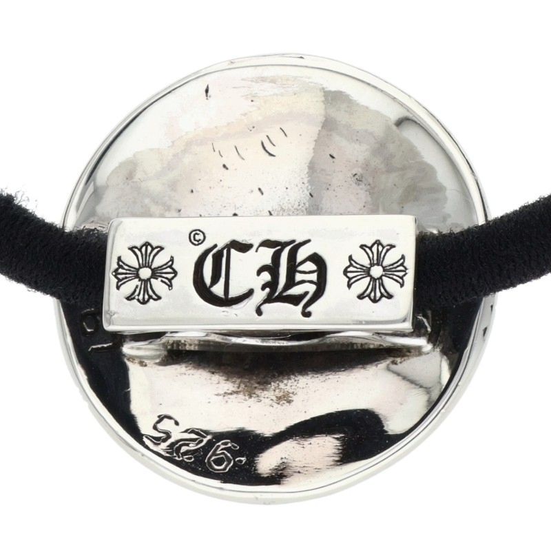 【証明書付】クロムハーツ フレア ボタン ヘアゴム コンチョ 証明書付】クロムハーツ フレア ボタン ヘアゴム コンチョ クロム