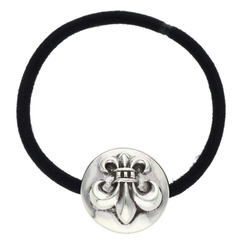 クロムハーツ HAIRBAND/BSフレアボタンヘアゴム シルバーコンチョ