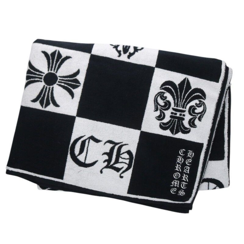 クロムハーツ 総柄ビーチタオル メンズ