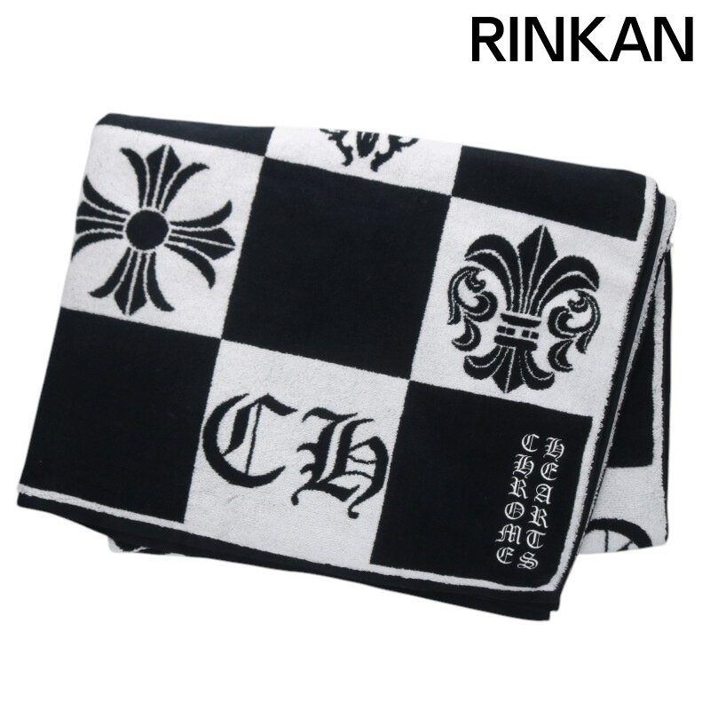 クロムハーツ 総柄ビーチタオル メンズ