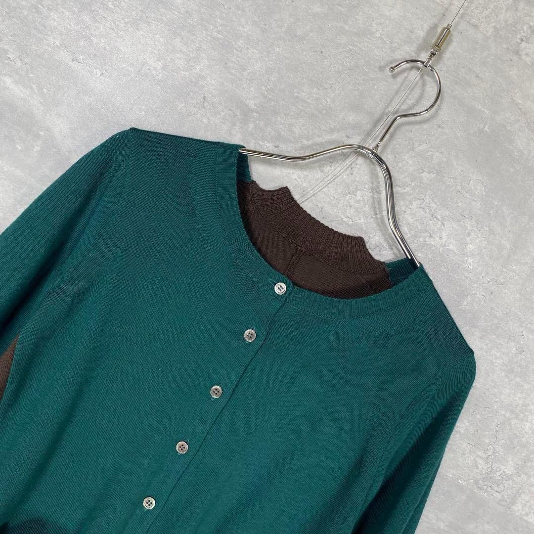 sacai』サカイ (1) レース切り替え ドッキングニットカーディガン