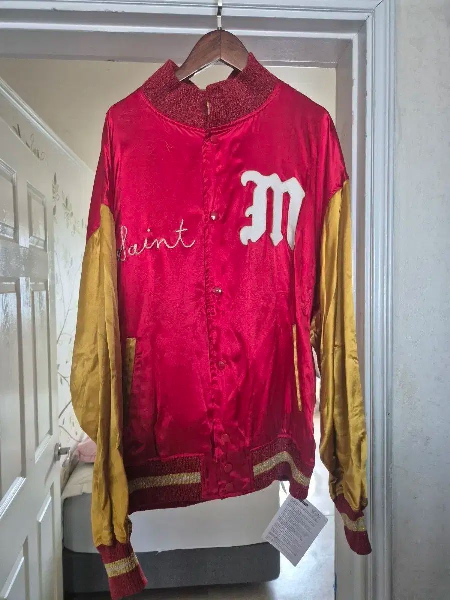 XL SAINT MICHAEL セント マイケル サテン スタジャン