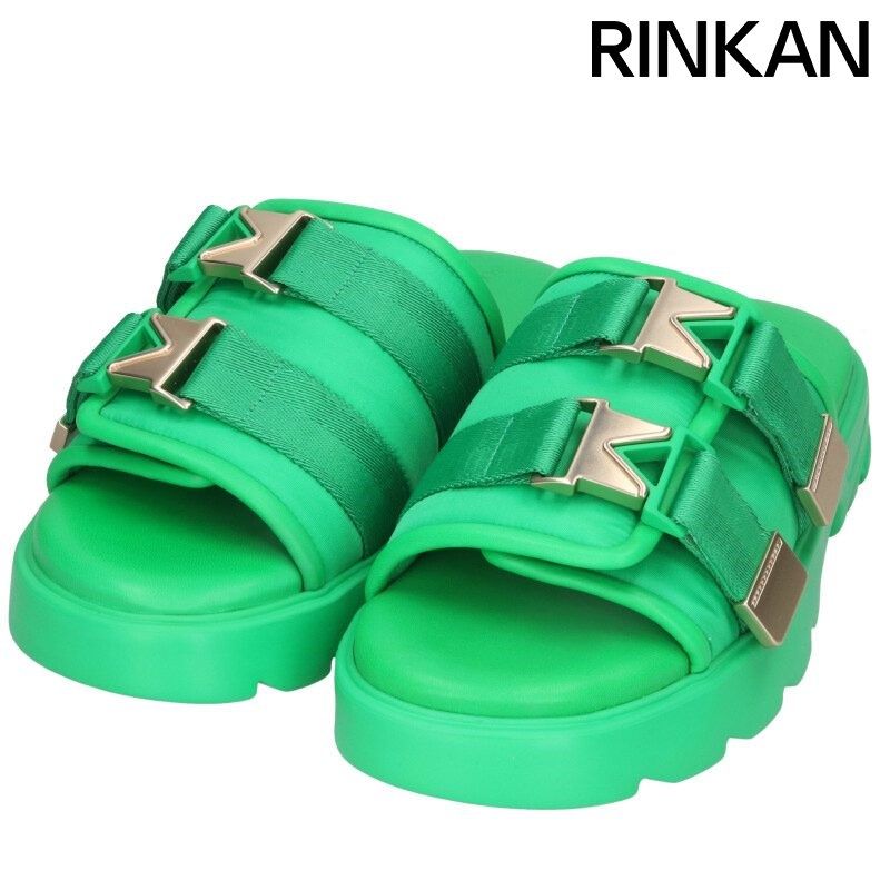 ボッテガヴェネタ FRASH ダブルバックルフラッシュサンダル メンズ 43